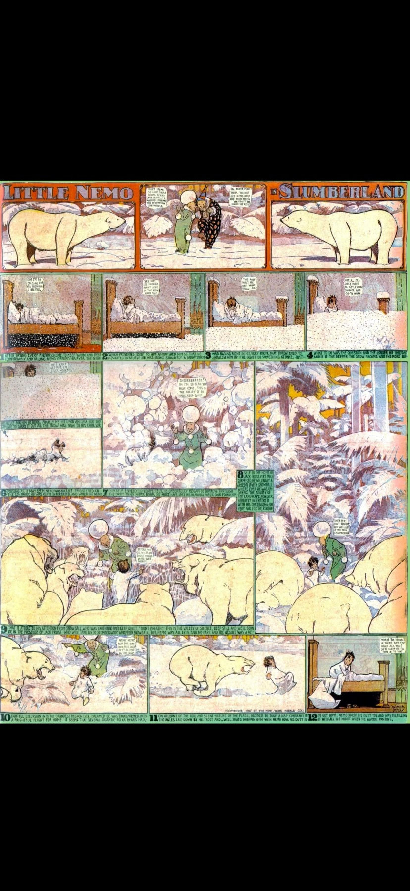 A Little Nemo page on iPhone